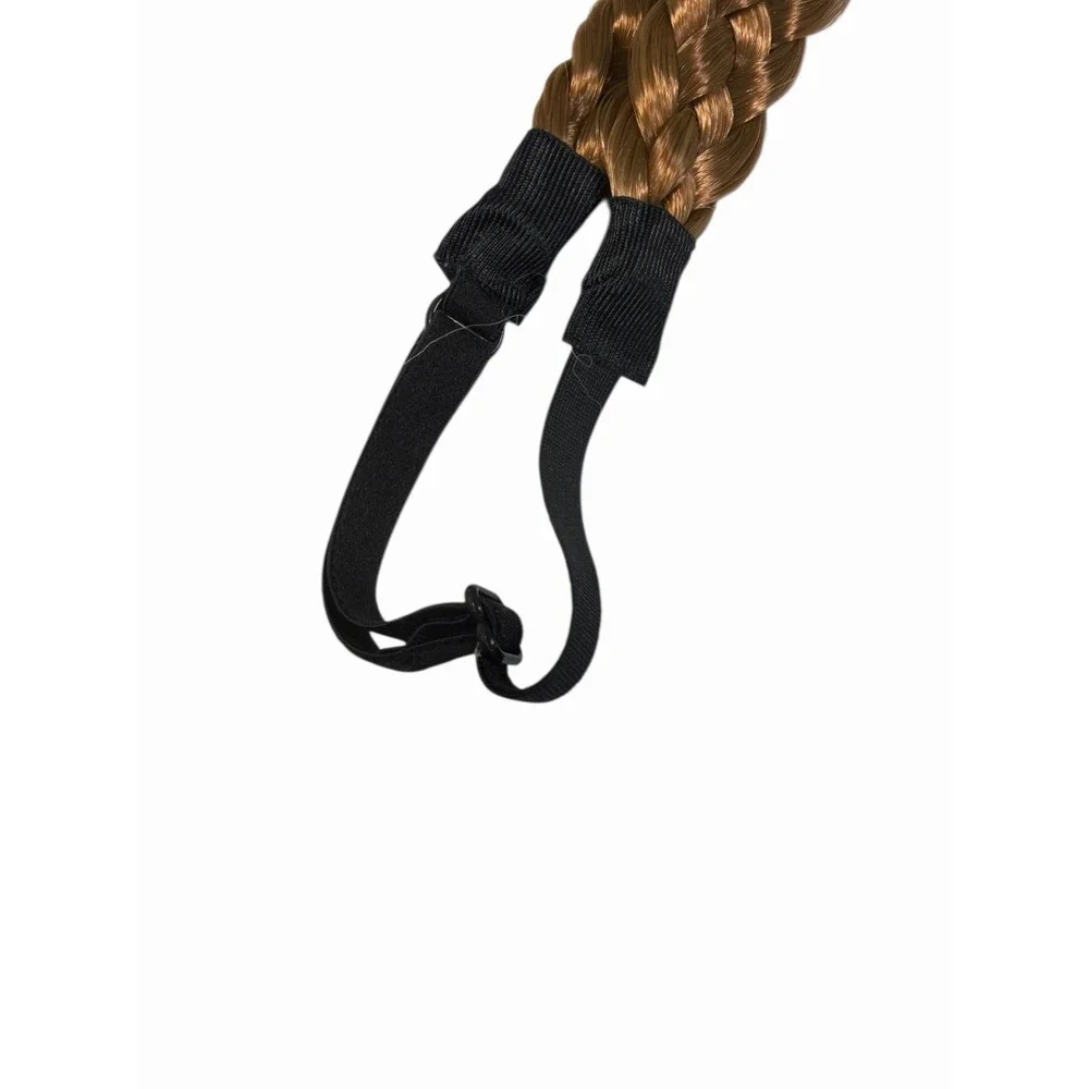 NEW womens adjustable headband brown‎ hair braid Y2K